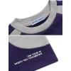 imageAelfric Eden Oversized Graphic Sweatshirt for Women Contrast Color Crewneck Long Sleeve Tops Casual PulloverPurple