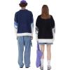 imageAelfric Eden Snow Mountain Sweater Men Casual Knitted Sweater Oversized Graphic Pullover SweaterBlue