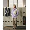 imageAelfric Eden Star Graphic Hoodies Purple Print Hoodie Unisex Oversized Hooded Sweatshirt Long Sleeve Pocket PulloverPurple