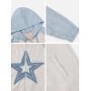imageAelfric Eden Suede Star Patchwork Full Zip Up Hoodie Oversized Graphic Hoodies Y2K Hooded Casual Sweatshirts JacketsBule