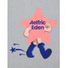 imageAelfric Eden T Shirts Walking Star Foam Printing Tee Shirt Cartoon Graphic Cotton Short Sleeve TopsGrey
