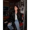 imageAelfric Eden Womens Faux Leather Jacket Y2k Motorcycle Bomber Jackets Oversized Moto Jacket StreetwearBlack