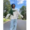 imageAelfric Eden Womens Oversized Star Pullover Sweaters Vintage Crewneck Long Sleeve Knit Sweaters Trendy 2025 Fall OutfitsApricot