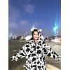 imageAelfric Eden Womens Sherpa Fleece Jacket Zip Up Patchwork Winter Puffer Fuzzy Jackets Warm Fur Coat UnisexWhite