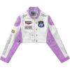 imageAelfric Eden Cropped Leather Jacket Women PU Crop Moto Biker Racing Trendy Fashion Casual CoatsPurple