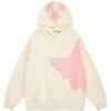 imageAelfric Eden Star Graphic Hoodies Purple Print Hoodie Unisex Oversized Hooded Sweatshirt Long Sleeve Pocket PulloverBeige