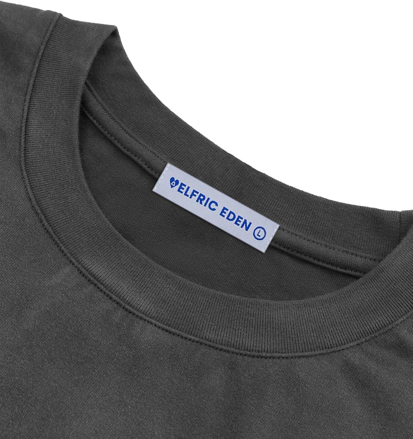 imageAelfric Eden Mens Oversized TShirts Heavyweight Cotton Gradient Wash Tshirt Loose Fit Short Sleeve Vintage TeesBlack