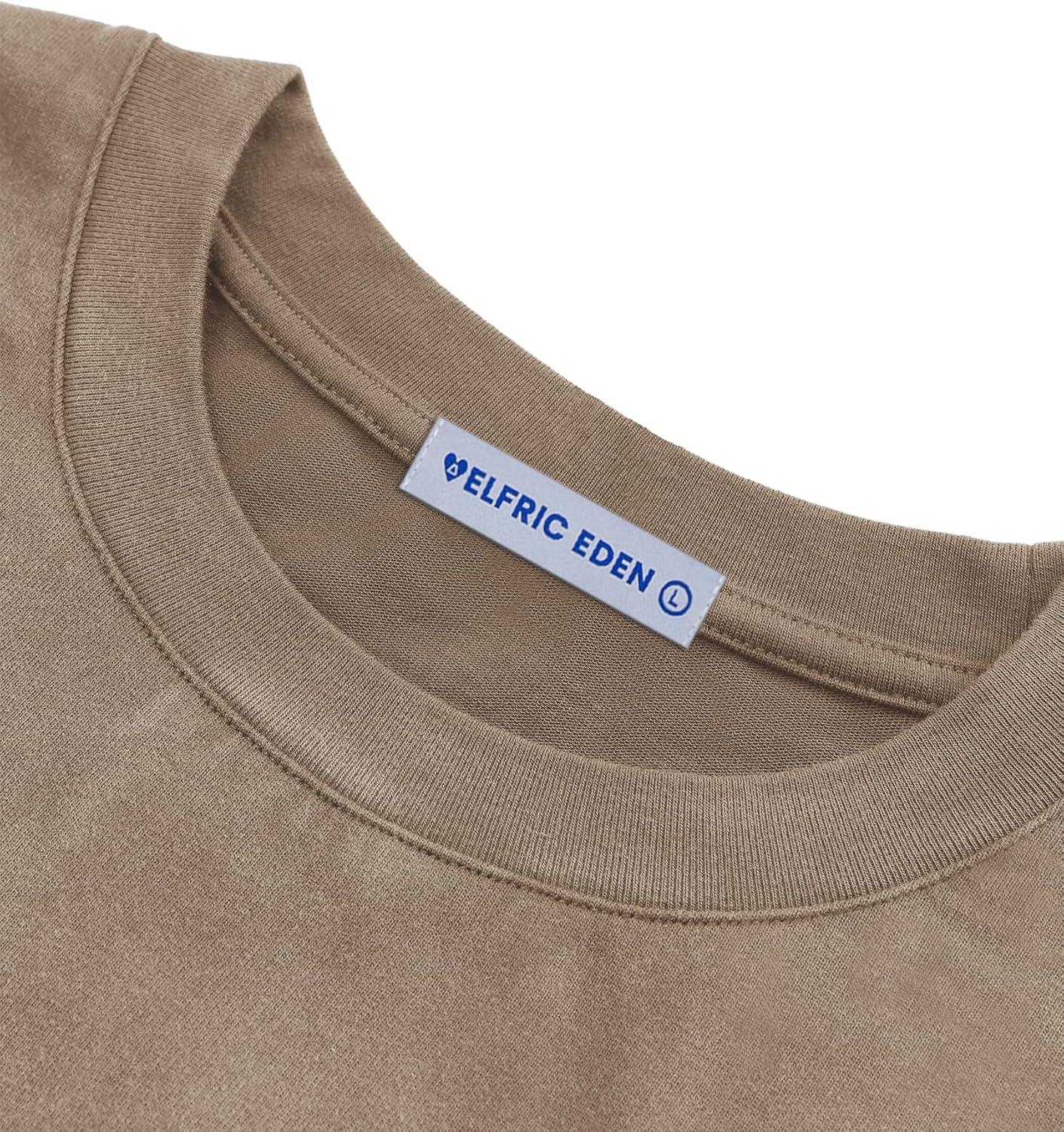 imageAelfric Eden Mens Oversized TShirts Heavyweight Cotton Gradient Wash Tshirt Loose Fit Short Sleeve Vintage TeesBrown