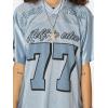 imageAelfric Eden 77 Mesh Football Jersey Shirts Graphic Tee Printed Casual V Neck Tshirt Tees Streetwear Vintage Summer TopBlue
