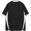 imageAelfric Eden Jersey Shirts Women Oversized Mesh V Neck Graphic Tees Y2k Color Block Short Sleeve T Shirt TopsBlack