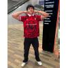 imageAelfric Eden Mens 90s Oversized Y2K T Shirts Nun Portrait Polo Tee Grahpic Streetwear Casual Vintage Summer Top TshirtRed