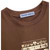 imageAelfric Eden Mens 90s Vintage Oversized Shirts Unisex Harajuku T Shirt Print Graphic Tees Casual Summer Streetwear TopBrown