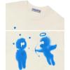 imageAelfric Eden Mens Graphic Tees Cupids Love Arrow Oversized Tshirt Print Unisex Tee Y2K Causal Streetwear TopsApricot