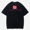 imageAelfric Eden Mens Graphic Tees Cupids Love Arrow Oversized Tshirt Print Unisex Tee Y2K Causal Streetwear TopsBlack