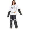 imageAelfric Eden Mens Graphic Tees Number Screw Print Tee Oversized Cotton Y2k Streetwear TopsWhite