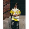 imageAelfric Eden Oversized Contrast Color Jersey Shirts Graphic Tee Printed Casual Unisex Tshirts Streetwear Summer TopGreen