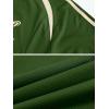 imageAelfric Eden Oversized T Shirt Men 90s Shirt Unisex Streetwear Contrast Color Graphic Tees Casual Vintage Summer TopsMedium Green
