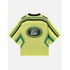 imageAelfric Eden T Shirts Oversized Number Graphic Unisex Knit Stripe Tee Color Blocking Streetwear 2025 Trend TopsYellow