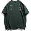 imageAelfric Eden T Shirts Pocket Print Tee Short Sleeve Basic Tops Trendy OutfitsDark Green