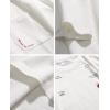 imageAelfric Eden T Shirts Pocket Print Tee Short Sleeve Basic Tops Trendy OutfitsWhite