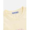 imageAelfric Eden Womens Oversized Graphic Tees Y2k Flower Embroidery Number Print TShirts Crewceck Summer TopsApricot
