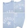 imageAelfric Eden Womens Oversized T Shirts Star Graphic Letter Tee Loose Fit Short Sleeve Tops Summer Vintage Y2K StreetwearLight Blue