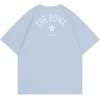 imageAelfric Eden Womens Oversized T Shirts Star Graphic Letter Tee Loose Fit Short Sleeve Tops Summer Vintage Y2K StreetwearLight Blue