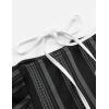 imageAelfric Eden Womens Stripe OffTheShoulder Tee Oversized Y2k Streetwear Trendy TopsBlack