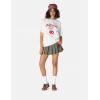 imageAelfric Eden Womens T Shirts Cherry Print Tee Graphic Oversized Cotton Short Sleeve Tees Y2k Streetwear Casual TopsWhite