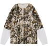 imageAelfric Eden Crewneck Sweatshirt Oversized Camo Sweatshirts Men Casual Patchwork Pullover Streetwear Graphic TopsGreen
