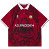imageAelfric Eden Mens 90s Oversized Y2K T Shirts Nun Portrait Polo Tee Grahpic Streetwear Casual Vintage Summer Top TshirtRed
