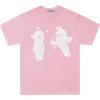 imageAelfric Eden Mens Graphic Tees Cupids Love Arrow Oversized Tshirt Print Unisex Tee Y2K Causal Streetwear TopsPink