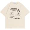 imageAelfric Eden Womens Dogs Graphic T Shirts Cute Puppy Print Tee Unisex Crewceck Summer Short Sleeve Loose Fit TopsApricot