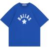 imageAelfric Eden Womens Oversized T Shirts Star Graphic Letter Tee Loose Fit Short Sleeve Tops Summer Vintage Y2K StreetwearDeep Blue