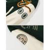 imageAelfric Eden Vintage Patchwork Varsity Jacket Oversized Streetwear Letter Graphic Jacket Unisex Embroidery Casual CoatsAa8green
