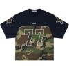 imageAelfric Eden Jersey Shirts for Women Oversized 77 Camouflage Football Number Graphic Tees Y2k Streetwear T Shirt TopsBlack