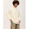 imageAelfric Eden Cable Knit Sweater Men Oversized Rory Gilmore Crewneck Knitted Sweater Pullover 2024 Vintage Fall Sweaters TopsB7white Cream