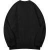 imageAelfric Eden Women Oversized Basic Sweaters Vintage Crewneck Long Sleeves Knit 2025 Pullover Sweater TopsBlack