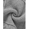 imageAelfric Eden Womens Oversized Cable Knit Chunky Sweater Mock Neck Long Sleeve Heart Knit Pullover Sweater 2025 Fall OutfitGray