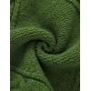 imageAelfric Eden Womens Oversized Cable Knit Chunky Sweater Mock Neck Long Sleeve Heart Knit Pullover Sweater 2025 Fall OutfitGreen