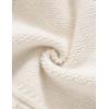 imageAelfric Eden Womens Oversized Cable Knit Chunky Sweater Mock Neck Long Sleeve Heart Knit Pullover Sweater 2025 Fall OutfitWhite