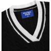 imageAelfric Eden Womens Oversized Cable Knit V Neck Sweaters Oversized Pullover 2025 Fall Fashion OutfitsBlack