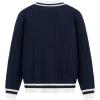 imageAelfric Eden Womens Oversized Cable Knit V Neck Sweaters Oversized Pullover 2025 Fall Fashion OutfitsDark Blue