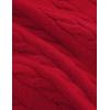 imageAelfric Eden Womens Oversized Cable Knit V Neck Sweaters Oversized Pullover 2025 Fall Fashion OutfitsRed