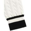 imageAelfric Eden Womens Oversized Cable Knit V Neck Sweaters Oversized Pullover 2025 Fall Fashion OutfitsWhite