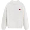 imageAelfric Eden Fuzzy Soft Sweaters Mohair Oversized Solid Sweaters Crewneck Knit Casual Pullover 2025 Trendy OutfitsWhite