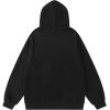 imageAelfric Eden Womens Graphic Hoodies Walking Star Print Hoodie Unisex Oversized Long Sleeve Streetwear Hooded PulloverBlack