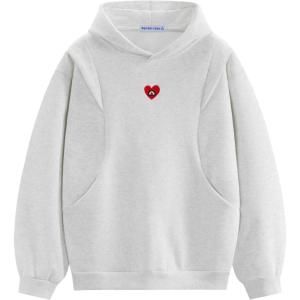 imageAelfric Eden Womens Oversized Hoodies Sweatshirt Trendy Long Sleeves Solid Essentials Hoodie Y2k Fall Fashion OutfitsGrey