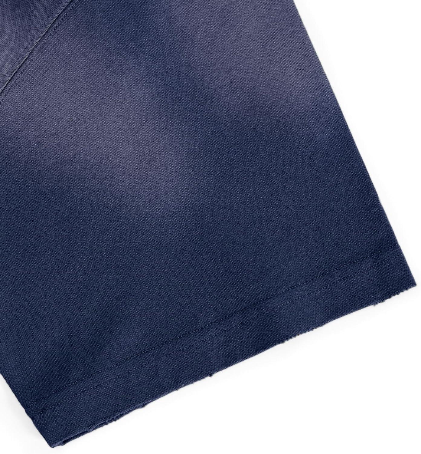 image:imageAelfric Eden Unisex Oversized Color Block Tshirts Men Vintage Washed Tees Cotton Casual Short Sleeve TopsBlue