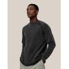 image:imageAelfric Eden Acid Wash Sweatshirt Crewneck Oversized Sweatshirts Vintage Casual Solid Long Sleeve Pullover TopsBlack